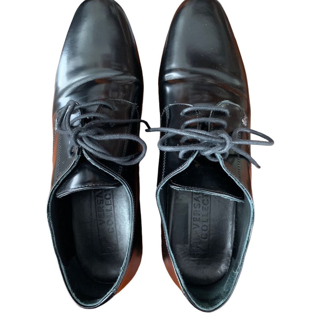 Men’s Black Lace Dress Shoes Size 41/7.5 US